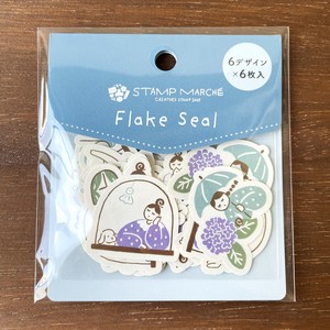 Stamp Marche Tape Flake sticker Made in Japan