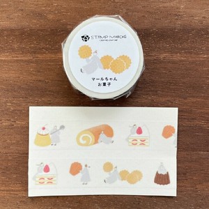マスキングテープ マールちゃん お菓子 スタンプマルシェ 日本製