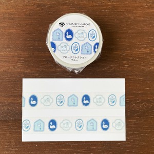 胶带 stamp-marche 蓝色 日本制造