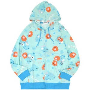 Hangyodon Hoodie Patterned Ladies fashion Sanrio Characters Zip Hoodie Men's