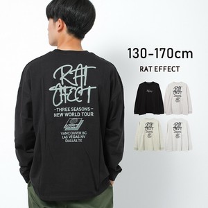 【2025春継続】THREE SEASONS ロゴスーパービッグロングTシャツ トップス 長袖 ゆったり 子供服 男の子