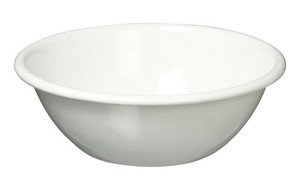 【★在庫処分★】野田琺瑯 ホーローボール(全白) 12cm 0.35L　475073