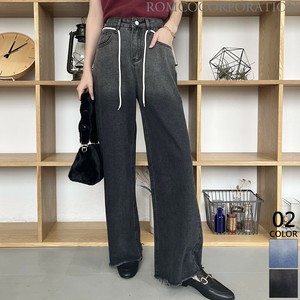 【2024新作商品♪】色抜きデニムパンツ