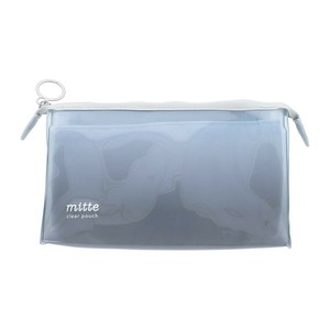 【ペンケース】mitte クリアポーチ マチ cloudy