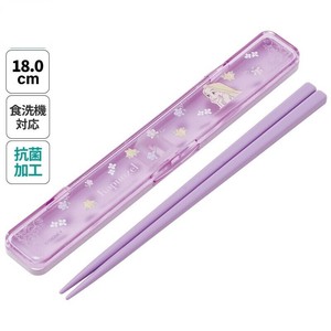 【スケーター】抗菌音の鳴らない箸箱セット　【塔の上の ラプンツェル】日本製
