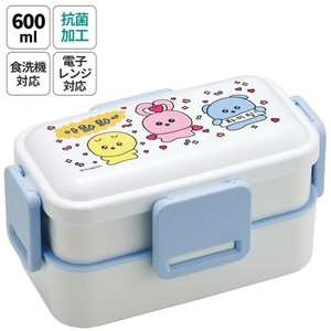 【スケーター】抗菌2段ふわっと弁当箱 【チェゴシム 】日本製