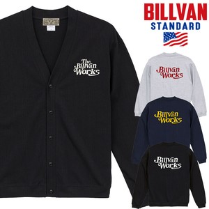 BILLVAN 超ヘビーコットン天竺　アメカジ・ワークカーディガン ビルバン