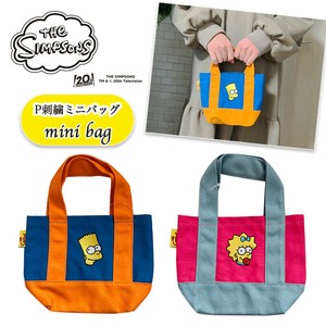 【再販】刺繍ミニバッグ "シンプソンズ" White / Colorful シリーズ
