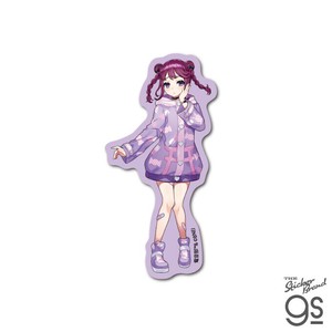 電音部 ダイカットステッカー ハラジュクエリア 犬吠埼 紫杏 音楽 CD DJ 部活 キャラクター グッズ DEN006
