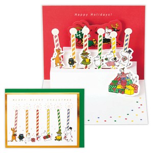 ムーミン クリスマスキャンドル【立体クリスマスカード】