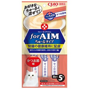 [いなばペットフード]CIAO　forAIMちゅーる　かつお節味8g×5P