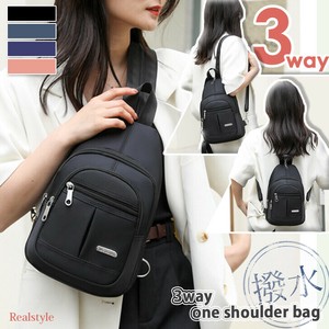 3way 多収納 撥水 コンパクト ワンショルダーバッグ czysbg01144