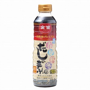 笛木醤油 金笛 新 春夏秋冬のだしの素 プレミアム 500ml