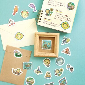 【海外出荷不可】コジコジ　和紙フレークシール【古川紙工】