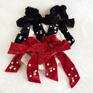 Scrunchie Pearl Velour [A/W]