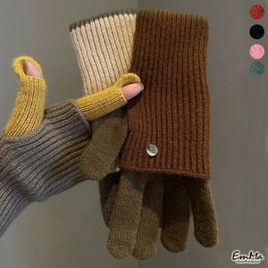 ニットタッチグローブ カラーニット ホールタッチグローブ  手袋  冬  秋 【2024AW】 WU1284