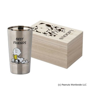 SNOOPY スヌーピー 木箱入タンブラー best friends SN453-855H