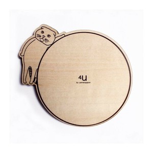 4U coaster-CAT- ネココースター スコティッシュフォールド YK17-101