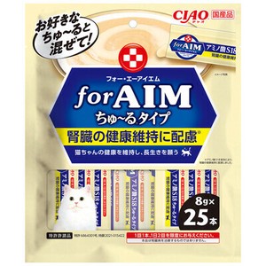[いなばペットフード] CIAO　forAIMちゅーる　アミノ酸S18ちゅーるタイプ8g×25P