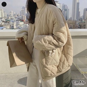 コーデュロイキルティングジャケット 中綿 カジュアル 秋 冬  EH4215【2024AW】