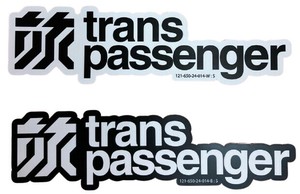 【 trans passenger / ステッカー 】ロゴステッカー Sサイズ トランスパッセンジャー