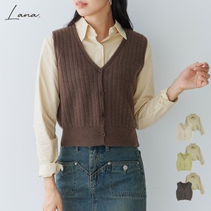 ★SETアイテム ニットベスト＆デザインシャツセット　AW　ブラウス　アンサンブル　2点　チョッキ2024秋冬