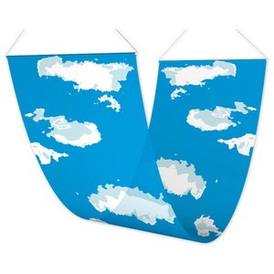 ペナント 空と雲