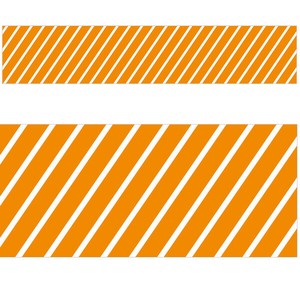 ビニール幕 ストライプ（オレンジ）