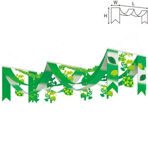 グリーンリーフプリーツ2連ペナント
