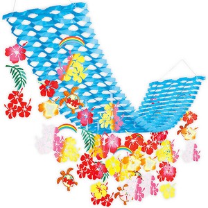 ハワイアントロピカルプリーツハンガー