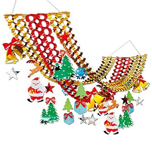 クリスマスサンタプリーツハンガー