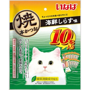 [いなばペットフード] いなば　焼本かつお　海鮮しらす味10P