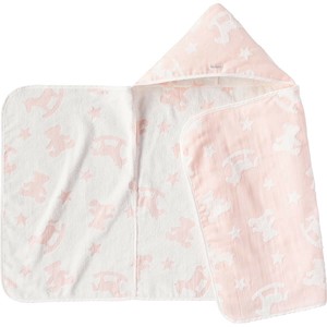 【特価】フード付きおくるみタオル（テディもくば）