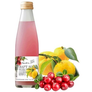 Dean&Co.　柚子&クランベリーソーダ【炭酸飲料】