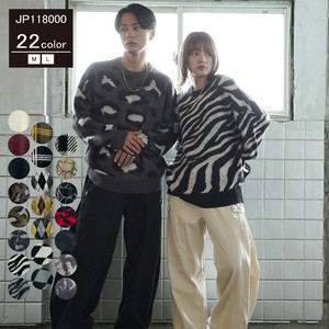 Sweater/Knitwear Crew Neck Mohair