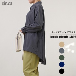 【sin.ca】バックプリーツブラウス