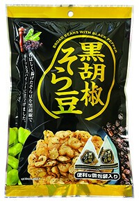 【タクマ食品】【便利な個包装入り】黒胡椒そら豆　55g