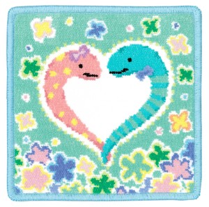 手帕 花朵 蓝色