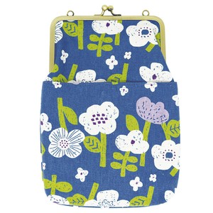 Shoulder Bag Gamaguchi Shoulder Bag 2Way Floral Pattern