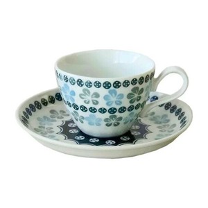 Cup & Saucer Set Flower Western Tableware Made in Japan