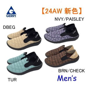 【24AW新色】GERRY 難燃加工 モックシューズ 高反発もちもちインソール GR-6550