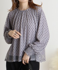 T-shirt Heart-Patterned Sheer-layered [2024 NEW]