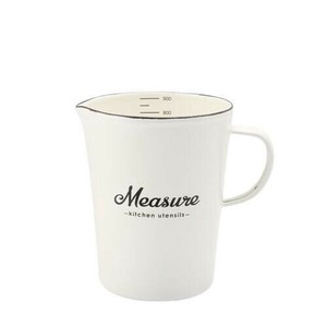 豊琺瑯 「Lilly White」ホーローメジャーカップ・L「Measure」　LW-210