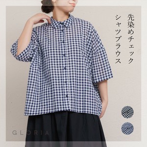 衬衫 女士 色织格纹 衬衫