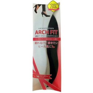 荒川産業 アーチフィット M(23.0〜23.5cm)、ブラック