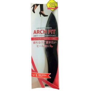 荒川産業 アーチフィット L(24.0〜24.5cm)、ブラック