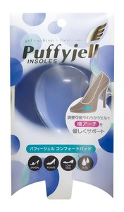 荒川産業 パフィージェル　コンフォートパッド 女性用フリーサイズ、クリアー