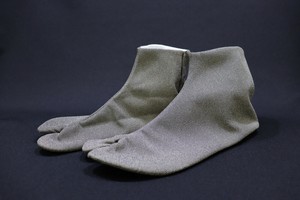 おしゃれ足袋　鮫小紋 黒（C-3）