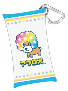 クリアマルチケースSサイズ　アフロ犬