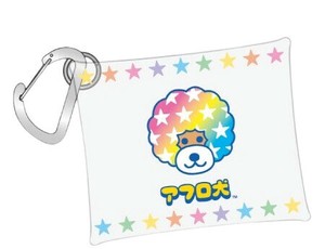 クリアマルチケースSSサイズ　アフロ犬